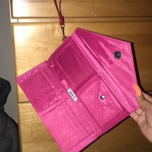PINK WALLET/CLUTCH.